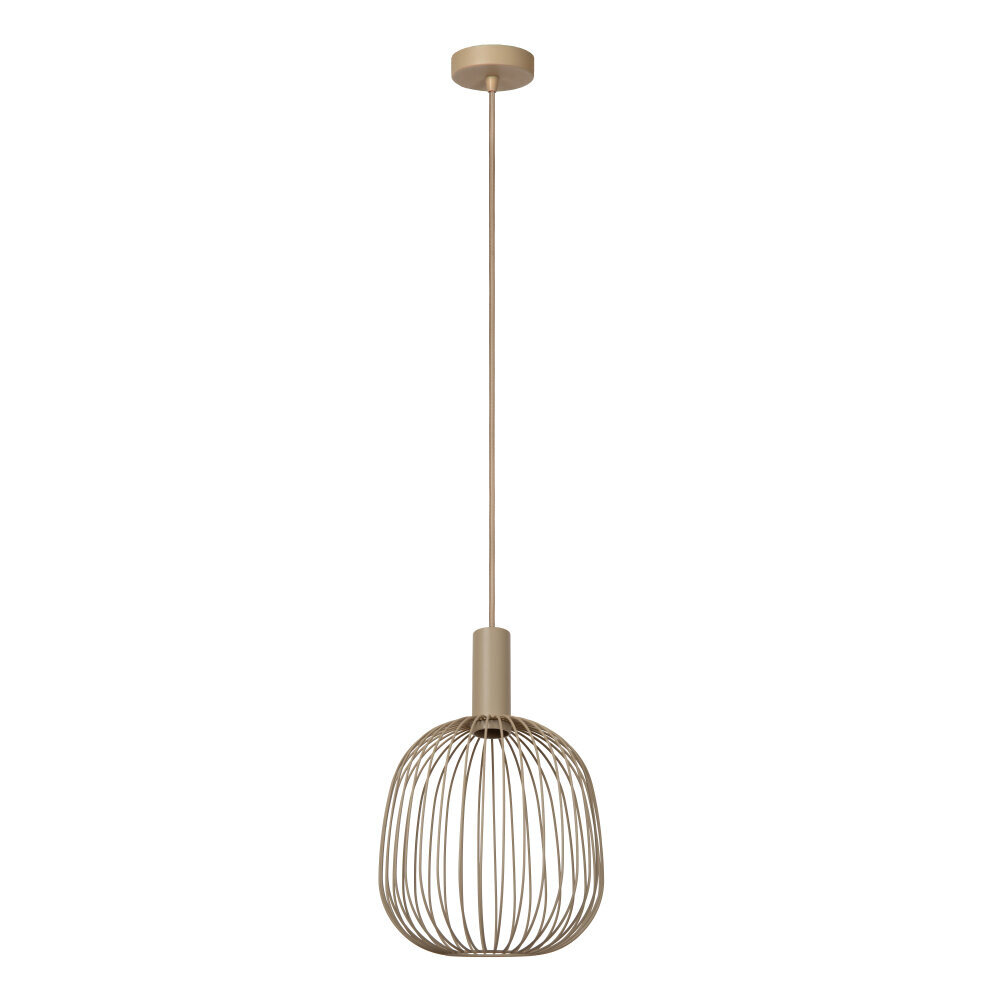 Lucide ESTEREL - Hanglamp - Ø 25 cm - 1xGU10 (MR11) - Taupe - Essential