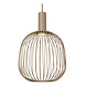 Lucide ESTEREL - Hanglamp - Ø 25 cm - 1xGU10 (MR11) - Taupe - Essential
