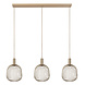 Lucide ESTEREL - Hanglamp - 3xGU10 (MR11) - Taupe - Essential