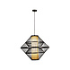 Lucide PASQUINO - Hanglamp - Ø 60 cm - 1xE27 - Zwart - Essential Lucide PASQUINO - Hanglamp - Ø 60 cm - 1xE27 - Zwart - Essential