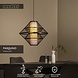 Lucide PASQUINO - Hanglamp - Ø 60 cm - 1xE27 - Zwart - Essential Lucide PASQUINO - Hanglamp - Ø 60 cm - 1xE27 - Zwart - Essential