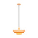 Lucide RUNA - Hanglamp - Ø 35 cm - 1xE27 - Roze - Essential