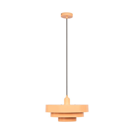 Lucide RUNA - Hanglamp - Ø 35 cm - 1xE27 - Roze - Essential