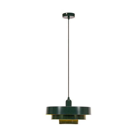 Lucide RUNA - Hanglamp - Ø 35 cm - 1xE27 - Groen - Essential Lucide RUNA - Hanglamp - Ø 35 cm - 1xE27 - Groen - Essential