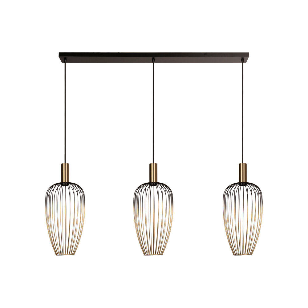 Lucide AURELIE - Hanglamp - 3xGU10 (MR11) - Goud - Vibes Lucide AURELIE - Hanglamp - 3xGU10 (MR11) - Goud - Vibes