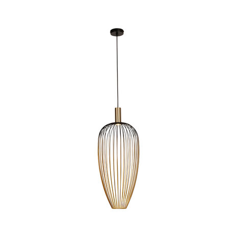 Lucide AURELIE - Hanglamp - Ø 30 cm - 1xGU10 (MR11) - Goud - Vibes