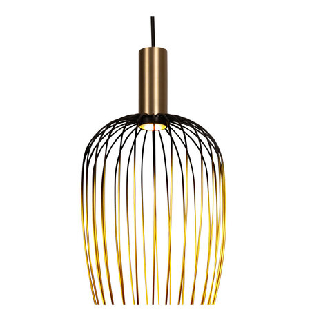 Lucide AURELIE - Hanglamp - Ø 30 cm - 1xGU10 (MR11) - Goud - Vibes