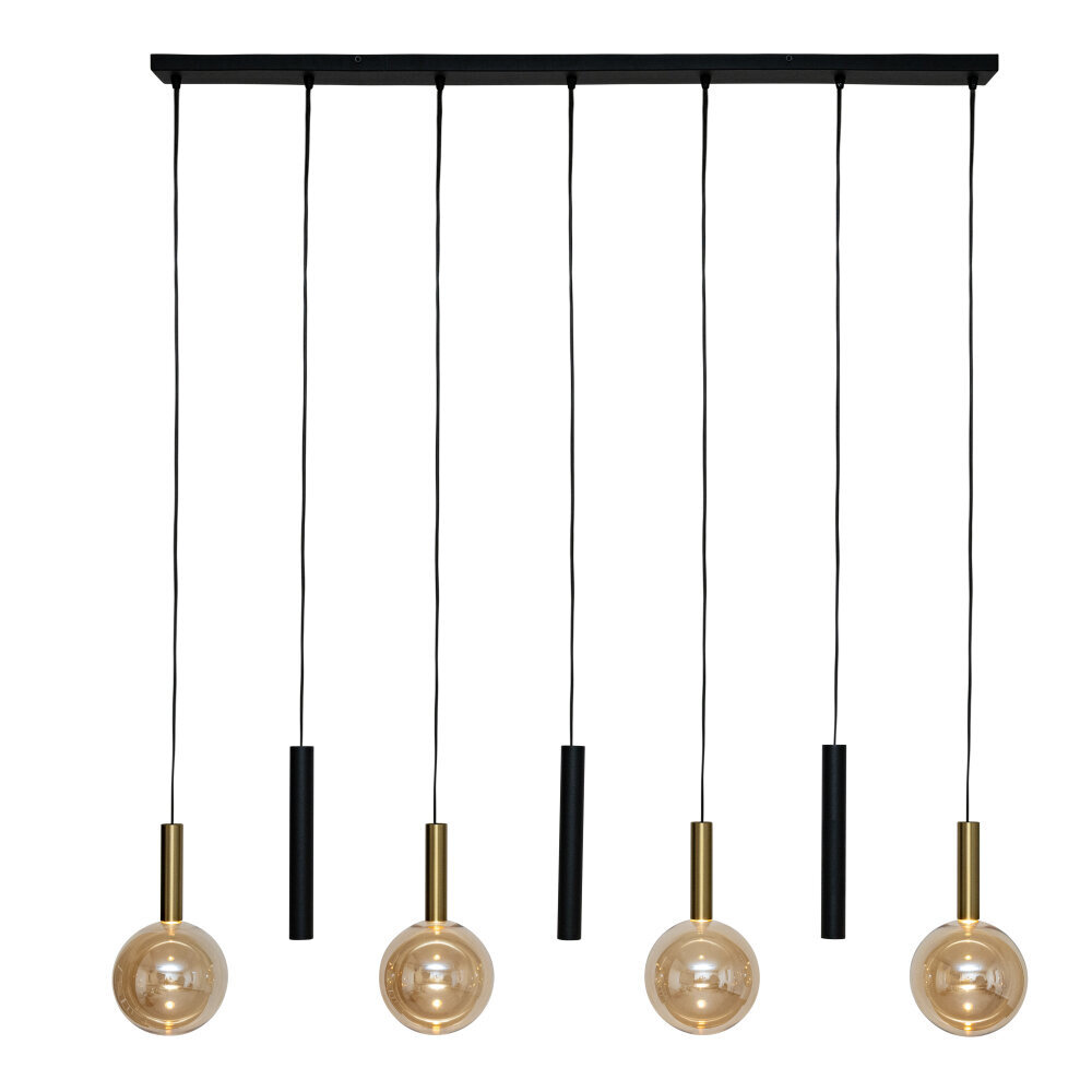 Lucide JOSIANE - Hanglamp - 4xG9 - Zwart - Vibes Lucide JOSIANE - Hanglamp - 4xG9 - Zwart - Vibes