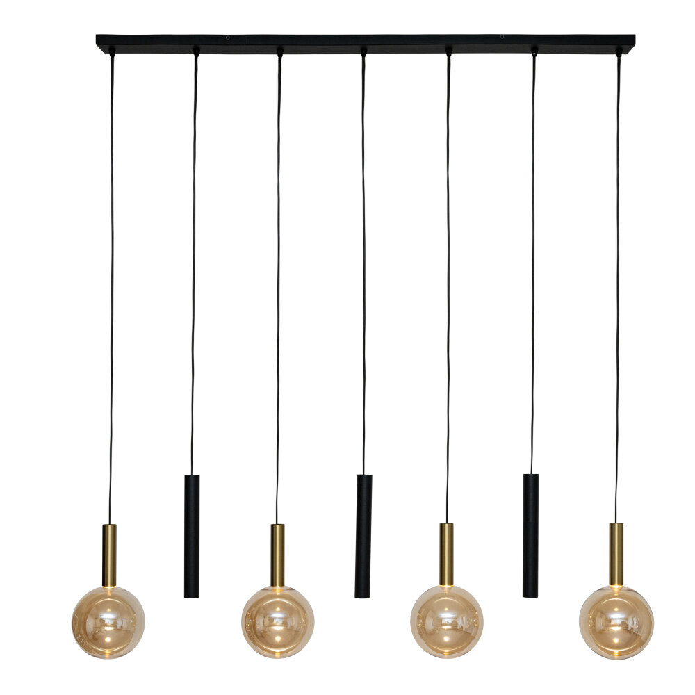 Lucide JOSIANE - Hanglamp - 4xG9 - Zwart - Vibes