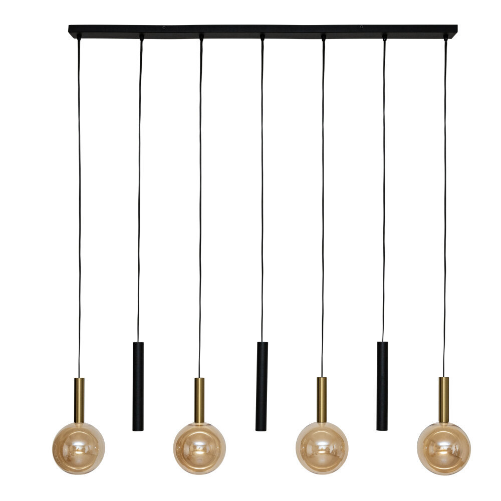 Lucide JOSIANE - Hanglamp - 4xG9 - Zwart - Vibes Lucide JOSIANE - Hanglamp - 4xG9 - Zwart - Vibes
