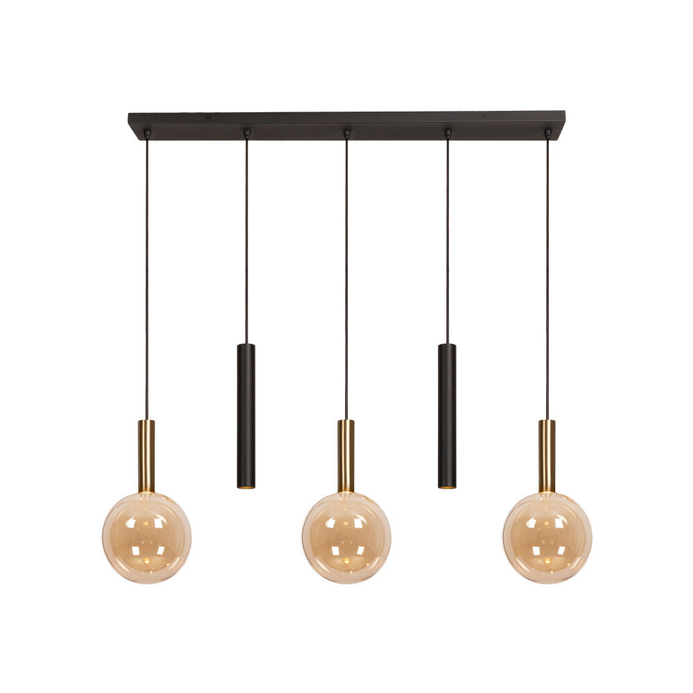 Lucide JOSIANE - Hanglamp - 3xG9 - Zwart - Vibes Lucide JOSIANE - Hanglamp - 3xG9 - Zwart - Vibes