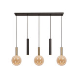 Lucide JOSIANE - Hanglamp - 3xG9 - Zwart - Vibes
