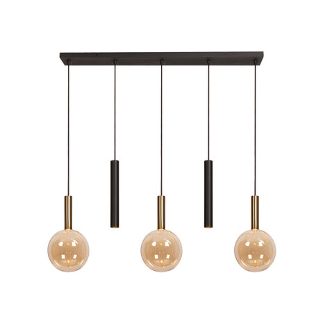 Lucide JOSIANE - Hanglamp - 3xG9 - Zwart - Vibes Lucide JOSIANE - Hanglamp - 3xG9 - Zwart - Vibes
