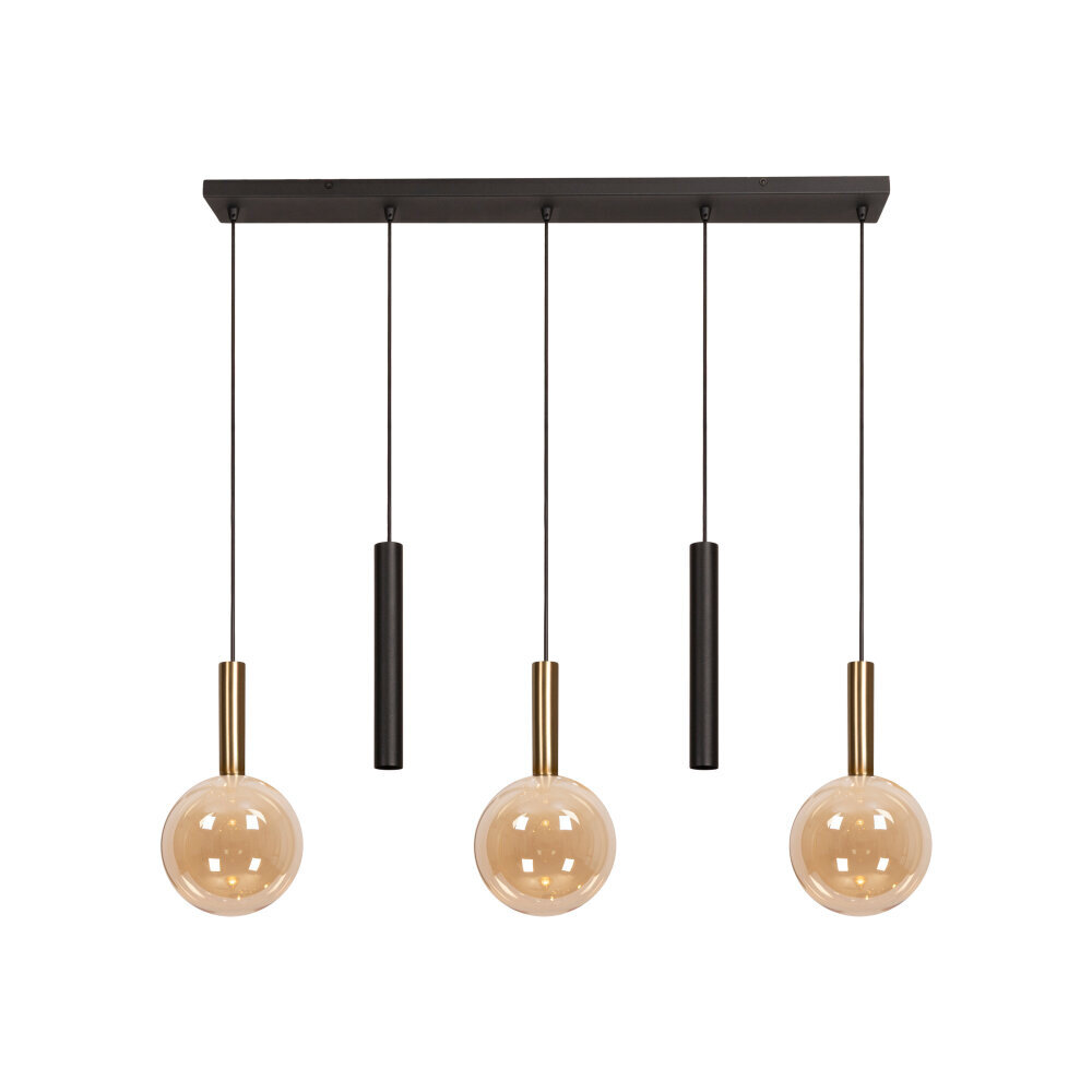 Lucide JOSIANE - Hanglamp - 3xG9 - Zwart - Vibes Lucide JOSIANE - Hanglamp - 3xG9 - Zwart - Vibes