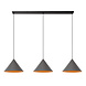 Lucide SPITZE - Hanglamp - 3xE27 - Grijs - Vibes Lucide SPITZE - Hanglamp - 3xE27 - Grijs - Vibes