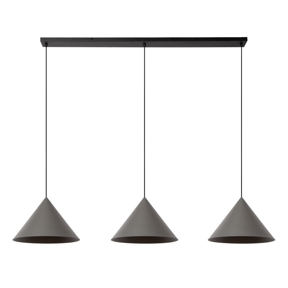 Lucide SPITZE - Hanglamp - 3xE27 - Grijs - Vibes Lucide SPITZE - Hanglamp - 3xE27 - Grijs - Vibes