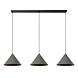 Lucide SPITZE - Hanglamp - 3xE27 - Grijs - Vibes Lucide SPITZE - Hanglamp - 3xE27 - Grijs - Vibes