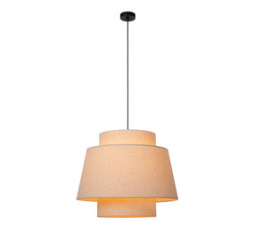 Lucide TRIBUTE - Hanglamp - Ø 60 cm - 1xE27 - Beige