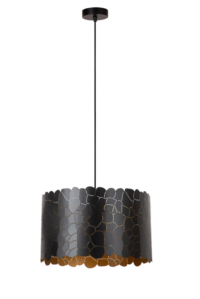 Lucide ALMELO - Hanglamp - Ø 40 cm - 1xE27 - Zwart Lucide ALMELO - Hanglamp - Ø 40 cm - 1xE27 - Zwart