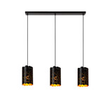 Lucide ALMELO - Hanglamp - 3xE27 - Zwart