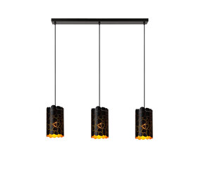 Lucide ALMELO - Hanglamp - 3xE27 - Zwart