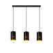 Lucide ALMELO - Hanglamp - 3xE27 - Zwart