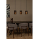 Lucide ALMELO - Hanglamp - 3xE27 - Zwart