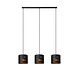 Lucide ROSAS - Hanglamp - 3xE27 - Zwart