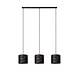 Lucide ROSAS - Hanglamp - 3xE27 - Zwart