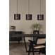 Lucide ROSAS - Hanglamp - 3xE27 - Zwart