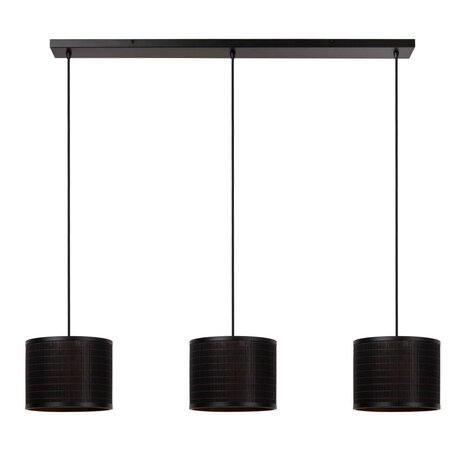 Lucide TAGALOG - Hanglamp - Ø 40 cm - 3xE27 - Zwart - Essential Lucide TAGALOG - Hanglamp - Ø 40 cm - 3xE27 - Zwart - Essential