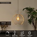 Lucide DANZA - Hanglamp - Ø 40 cm - 1xE27 - Mat Goud / Messing