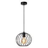 Lucide DANZA - Hanglamp - Ø 25 cm - 1xE27 - Zwart