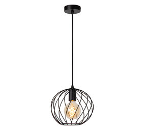 Lucide DANZA - Hanglamp - Ø 25 cm - 1xE27 - Zwart