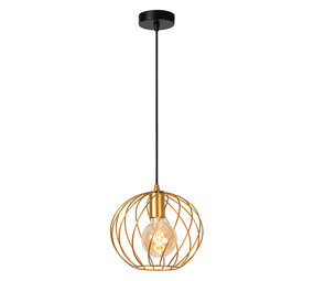 Lucide DANZA - Hanglamp - Ø 25 cm - 1xE27 - Mat Goud / Messing