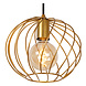 Lucide DANZA - Hanglamp - Ø 25 cm - 1xE27 - Mat Goud / Messing