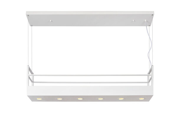 Lucide MIRAVELLE - Hanglamp - 6xGU10 (MR16) - Wit Lucide MIRAVELLE - Hanglamp - 6xGU10 (MR16) - Wit