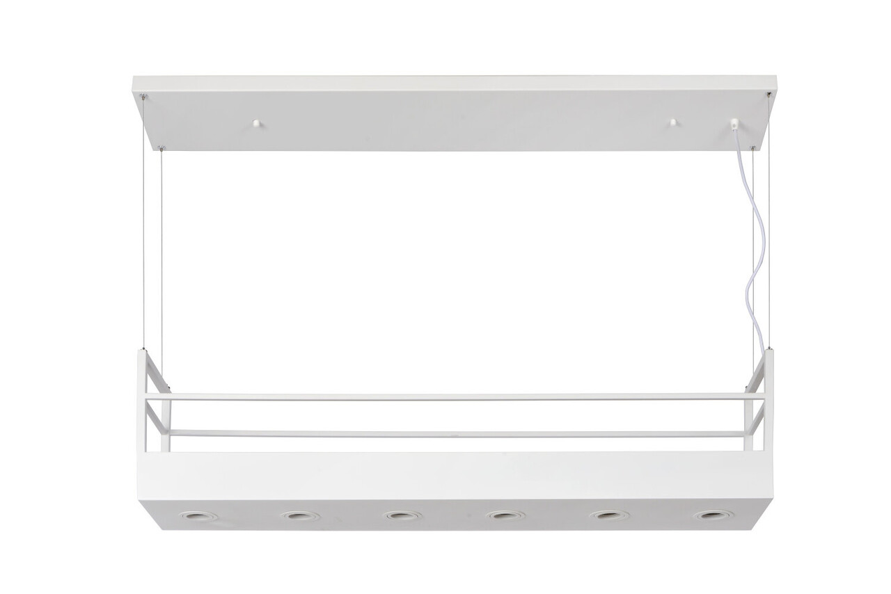 Lucide MIRAVELLE - Hanglamp - 6xGU10 (MR16) - Wit Lucide MIRAVELLE - Hanglamp - 6xGU10 (MR16) - Wit