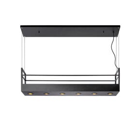 Lucide MIRAVELLE - Hanglamp - 6xGU10 (MR16) - Zwart