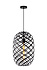 WOLFRAM - Hanglamp - Ø 32 cm - 1xE27 - Zwart