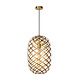 Lucide WOLFRAM - Hanglamp - Ø 32 cm - 1xE27 - Mat Goud / Messing Lucide WOLFRAM - Hanglamp - Ø 32 cm - 1xE27 - Mat Goud / Messing