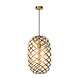 Lucide WOLFRAM - Hanglamp - Ø 32 cm - 1xE27 - Mat Goud / Messing Lucide WOLFRAM - Hanglamp - Ø 32 cm - 1xE27 - Mat Goud / Messing