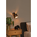 Lucide ALMELO - Wandspot / Wandlamp - Ø 12 cm - 1xE14 - Zwart