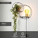Lucide CIRCLE - Wandlamp - 1xE27 - Zwart Lucide CIRCLE - Wandlamp - 1xE27 - Zwart