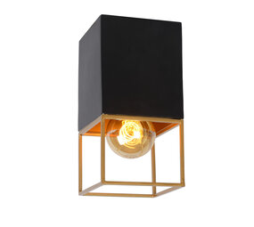 Lucide RIXT - Plafonnière - 1xE27 - Zwart Lucide RIXT - Plafonnière - 1xE27 - Zwart