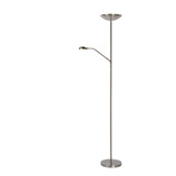 Lucide ZENITH - Leeslamp - LED Dimb. - 3000K - Mat chroom