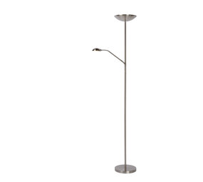 Lucide ZENITH - Leeslamp - LED Dimb. - 3000K - Mat chroom