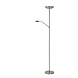 Lucide ZENITH - Leeslamp - LED Dimb. - 3000K - Mat chroom