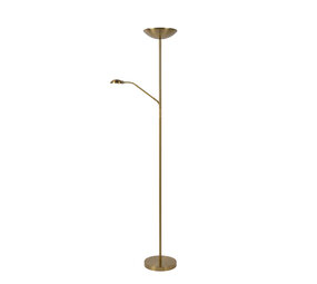 Lucide ZENITH - Leeslamp - LED Dimb. - 3000K - Mat Goud / Messing