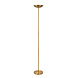 Lucide ZENITH - Vloerlamp - Ø 25,4 cm - LED Dimb. - 1x20W 3000K - Mat Goud / Messing